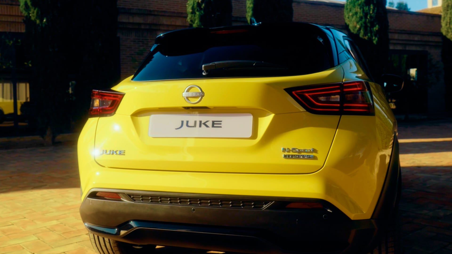 Heckansicht des neuen Nissan Juke